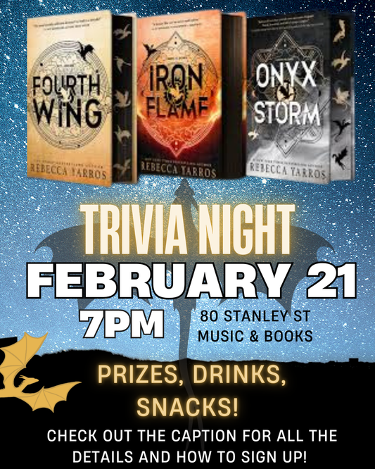 TRIVIA NIGHT: Fourth Wing, Iron Flame & Onyx Storm Edition!