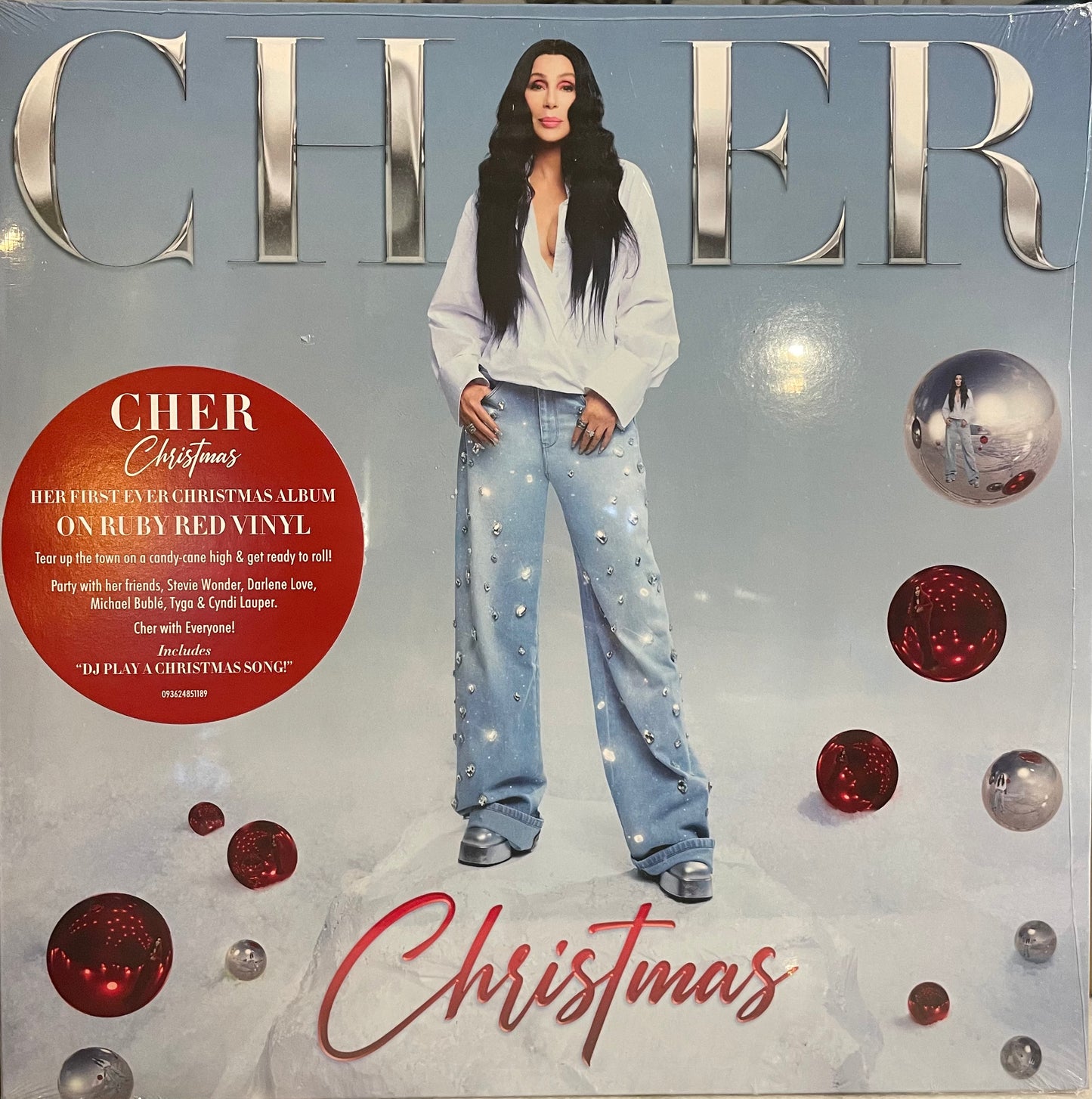 Cher- Christmas - Ruby Red Vinyl